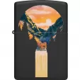 Zippo Mountain Waterfall Lighter lights ZO74529