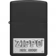 Zippo Plate Emblem Lighter lights ZO74584