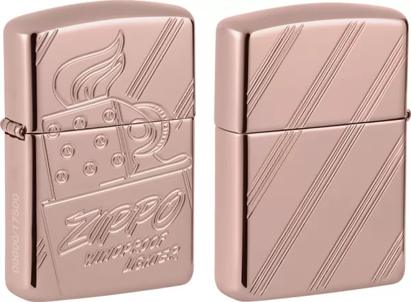 Zippo Script Collectable Lighter lights ZO75628