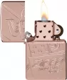 Zippo Script Collectable Lighter lights ZO75628