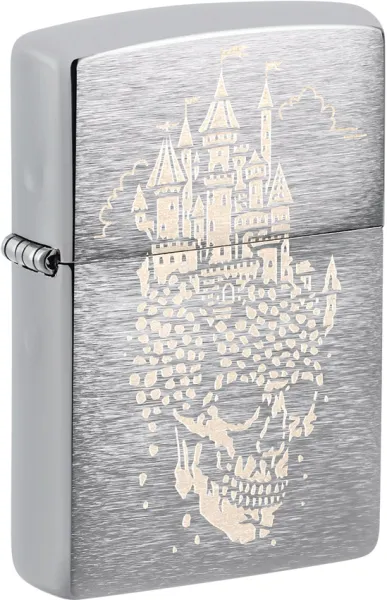 Zippo Skull Castle Lighter lights ZO76232