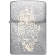 Zippo Skull Castle Lighter lights ZO76232