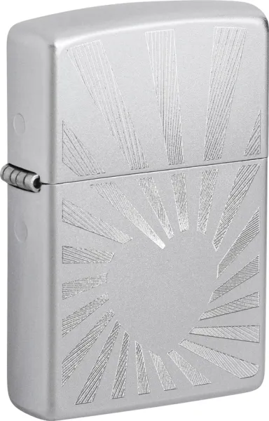 Zippo 205 Heart Rays Design lights ZO76235