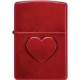 Zippo Stamped Heart Design lights ZO76441