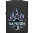 Zippo Harley Black Matte lights ZO77164
