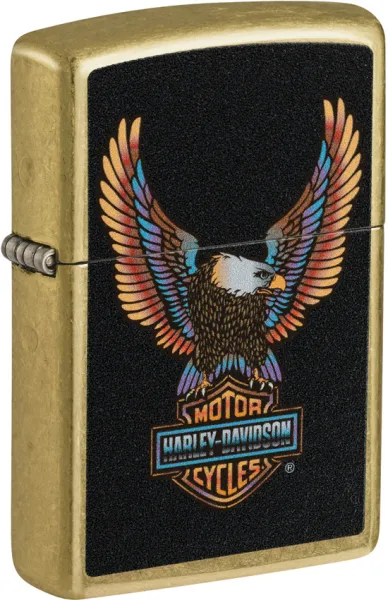 Zippo Harley Street Brass lights ZO77165