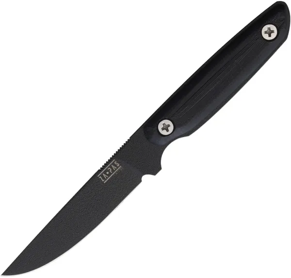 ZA-PAS Knives EHO Fixed Blade Black ZPKEHOBLWBD