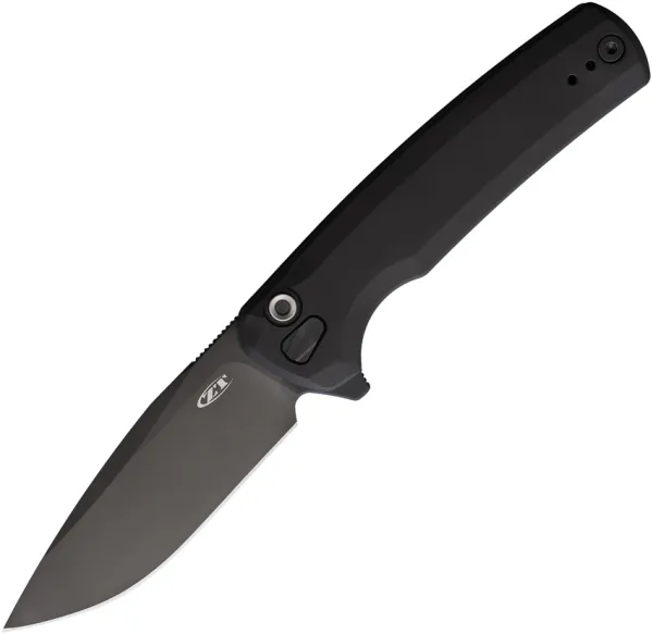 Zero Tolerance 0044 Button Lock Black Ti knives ZT0044BLK