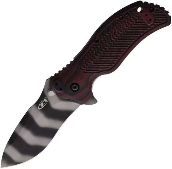 Zero Tolerance Linerlock A-O Black Cherry knives ZT0350TSC