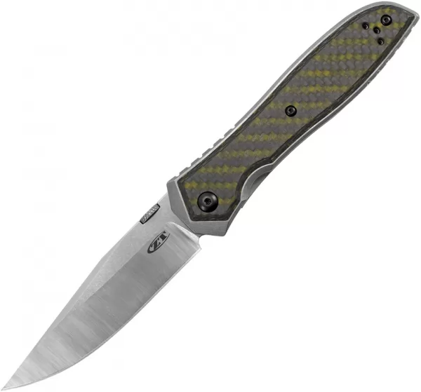 Zero Tolerance Titanium Framelock with Green knives ZT0640