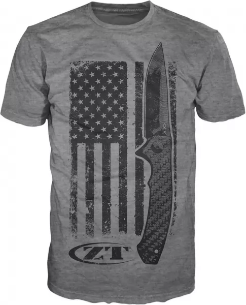 Zero Tolerance American Flag T-Shirt Small knives ZT201S