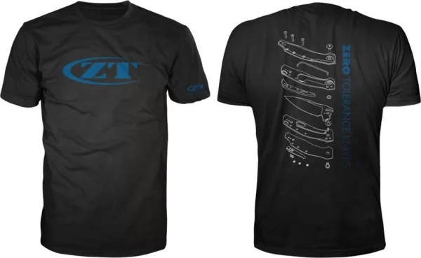 Zero Tolerance Exploded View T-Shirt XL knives ZT2021XL