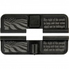 Double Sided 2nd Amendment American Flag AR-15 Laser Engraved Ejection Port Dust Cover