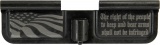2nd Amendment American Flag AR-15 Laser Engraved Ejection Port Dust Cover