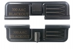 Double Sided 300ACC Blackout AR-15 Laser Engraved Ejection Port Dust Cover