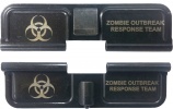 Double Sided Zombie Outbreak Response Team AR-15 Laser Engraved Ejection Port Dust Cover