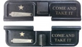 Double Sided Cannon Come And Take It AR-15 Laser Engraved Ejection Port Dust Cover