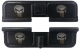 Double Sided Double Skull AR-15 Laser Engraved Ejection Port Dust Cover