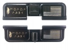 Double Sided Molon Labe Spartan Helmet American Flag Ejection Port Dust Cover