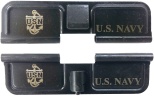 Double Sided U.S. Navy Anchor Insignia AR-15 Laser Engraved Ejection Port Dust Cover