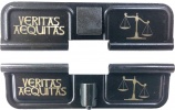 Double Sided Veritas Aequitas Truth and Justice AR-15 Laser Engraved Ejection Port Dust Cover
