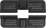 Double Sided Matthew 10:16 AR-15 Laser Engraved Ejection Port Dust Cover