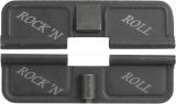 Double Sided Rock N Roll AR-15 Laser Engraved Ejection Port Dust Cover