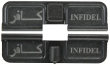 Double Sided Infidel AR-15 Laser Engraved Ejection Port Dust Cover