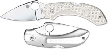Spyderco Dragonfly White Frn Plnedge knives C28PWH