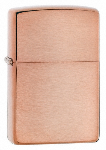 Zippo Brushed Copper lights 161