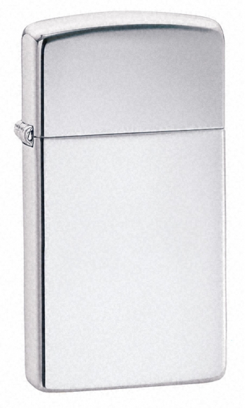 Zippo high polished chrome slim lighter (1610) 