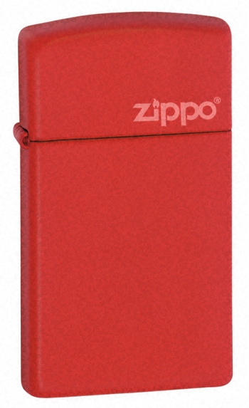 Zippo Red matte with Zippo logo lighter (1633L) 