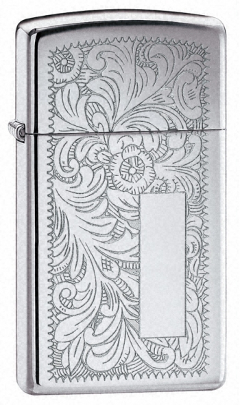 Zippo 1652 High Polish Chrome Venetian Lighter