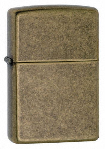 Zippo Antique Brass lights 201FB