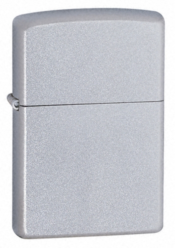 Zippo Satin Chrome lights 205