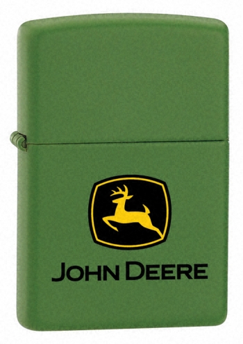 Zippo John Deere Jd Green Matte lights 20682