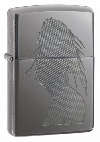 Zippo Seductive Silhouette Black Ice 20762 Lighter