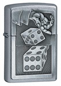Zippo Lucky 7 Street Chrome lights 207BSB230