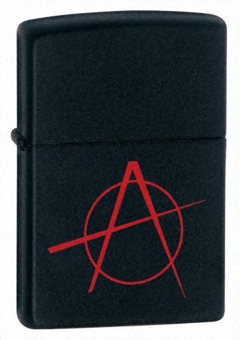 Zippo Anarchy Black Matte lighter (model 20842)