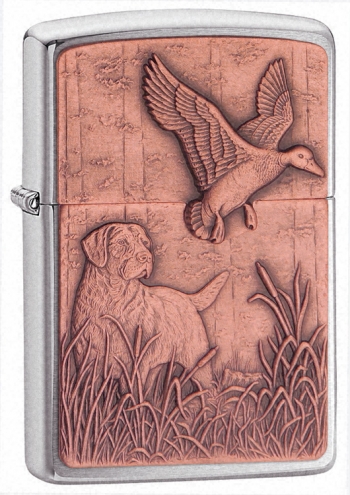Zippo **copper Bird Dog lights 20880