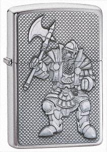 Zippo Fantasy Ork Emblem Br Chrome lights 20915