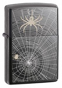 Zippo Weave Me Alone Black Ice lights 20968