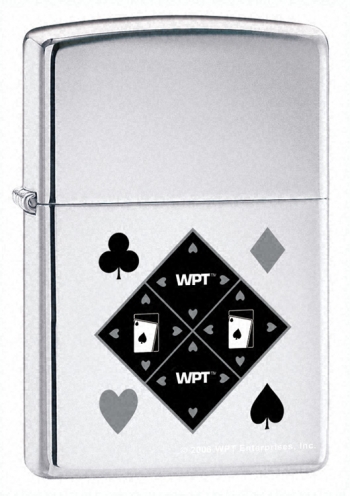 Zippo World Poker Tour High Polish Lighter 20986