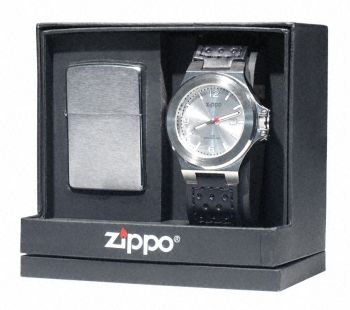 Zippo Lighter - Watch Gift Set lights 20994