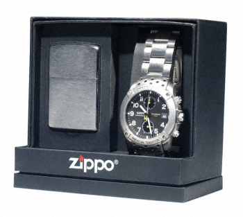 Zippo Lighter - Watch Gift Set lights 20995