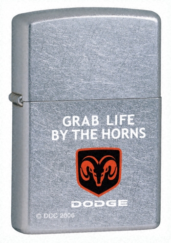 Zippo Dodge Grab Life By Horns lights 21014