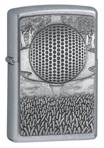 Zippo 19 Th Hole Emblem lights 21029