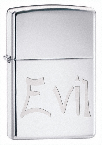 Zippo 21033 Evil High Polished Chrome Lighter
