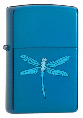 Zippo Sapphire Dragonfly lights 21041