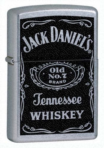 Zippo Jack Daniels Label lights 21043